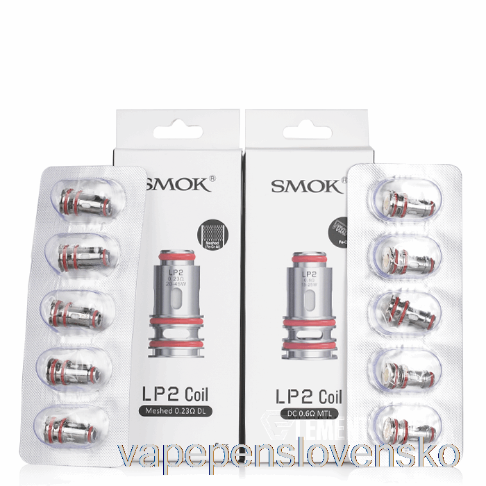 Náhradné Cievky Smok Lp2 0,6ohm Lp2 Dc Mtl Cievky Vape Bez Nikotinu